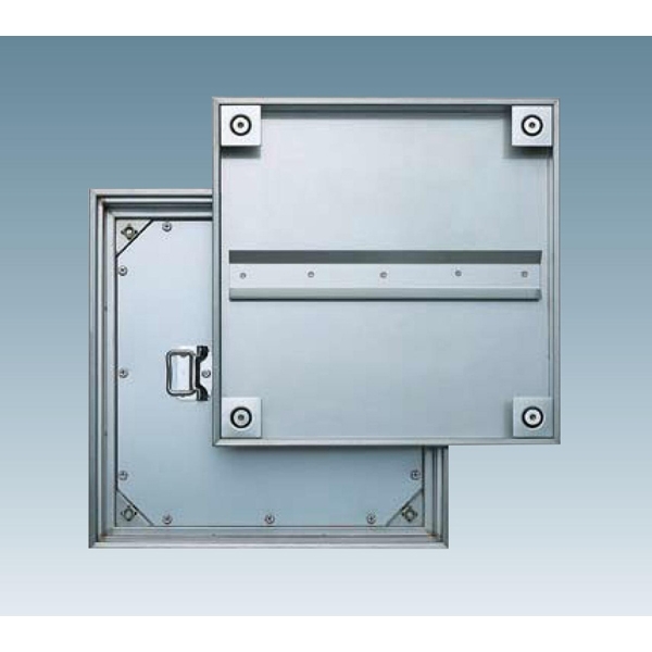 床点検口 外枠、内蓋：ステンレス鋼製パッキン付 H66タイプ 防水・防臭二重蓋タイプ モルタル専用