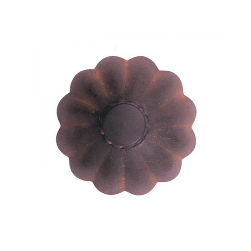 菊座付乳金物　真鍮製