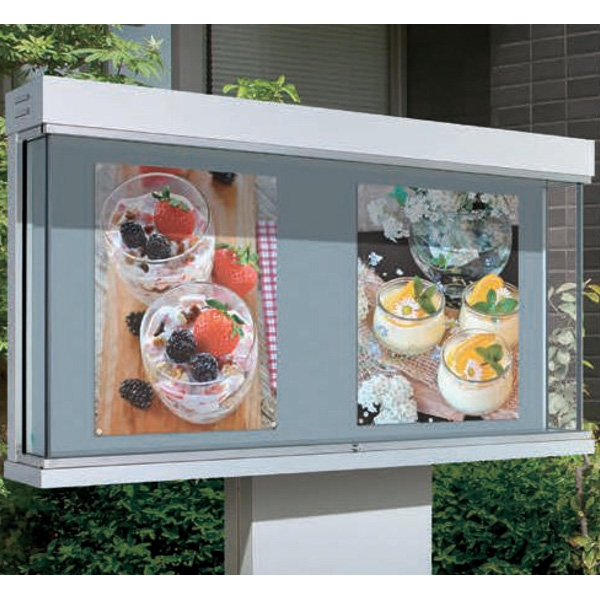 PKS-4型 照明なし 自立タイプ　強化ガラス