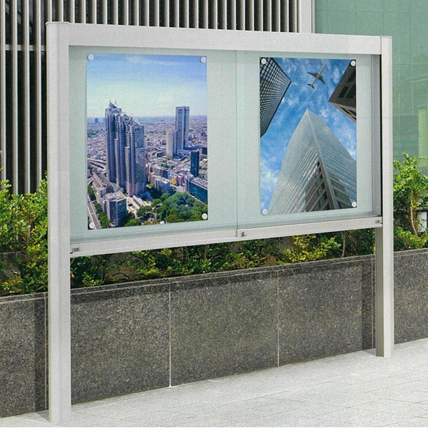 引き違いタイプ PKA-H型 LED照明 自立タイプ 強化ガラス