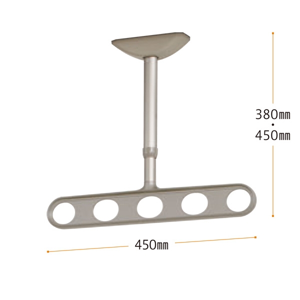 軒天用ホスクリーン　ZA-0445型　1セット＝2本組