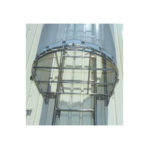 塔屋タラップ向け 昇降防止扉 『ガード型』 普及型用 通常タイプ（井桁型）