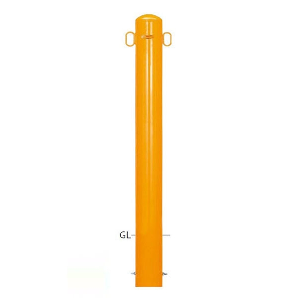 バリカーピラー型　車止め　スタンダード　スチールタイプ　φ114.3　H850