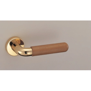 デュエット(亜鉛合金+自然木・アクリル)