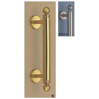 丸棒義星取手　木ネジ止メ(真チュウ)