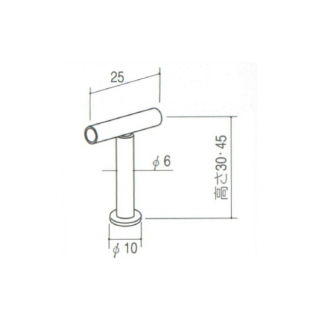 こぼれ止め180°貫通