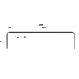 ジョイント式 自転車アーチ