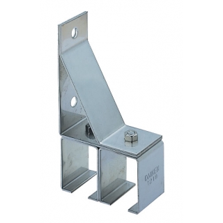 #2ステンレス　2号横受二連