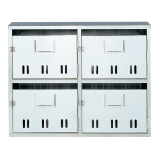 公団型集合郵便受箱 前入前出 8戸用