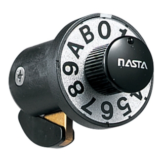 静音ダイヤル錠　ヨコ型