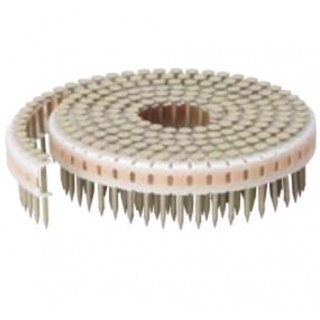 垂直プラ連結 木造板金用 ステンレスカクテルネイル25mm リング釘（190本×10巻＝1箱）