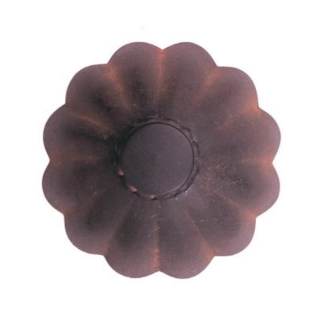 菊座付乳金物　真鍮製