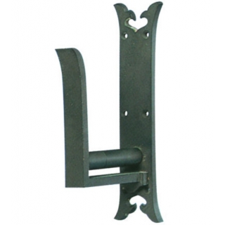 ローラ付座付貫抜　受け　真鍮製