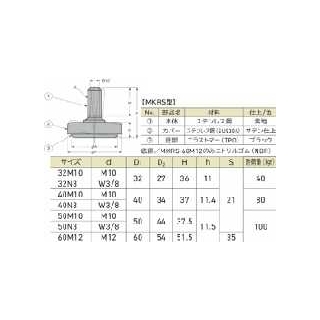 MKRS型　アジャスター　首振り機構付　800141334