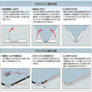 ガラス緩衝用透明クッション材 ガラスガードコーナー用 呼び名8