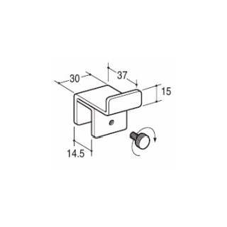 Sバーエアコン金具