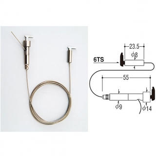 セフティワイヤーセット　チャンネル用（ワイヤー部品・荒川技研工業株式会社製）