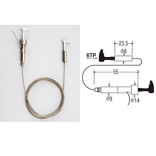 セフティワイヤーセット ペッカー用（ワイヤー部品・荒川技研工業株式会社製）
