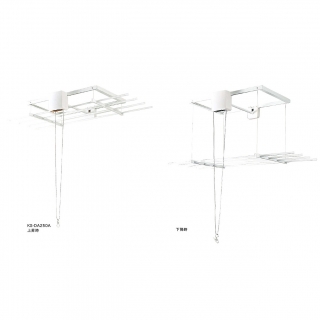 屋内物干　手動昇降タイプ