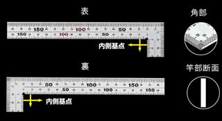 曲尺 厚手広巾 シルバー