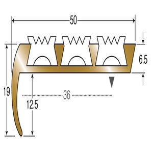 アシステップ　真鍮製　穴有（タイヤ付）