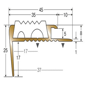 アシステップ　真鍮製　穴有（タイヤ付）