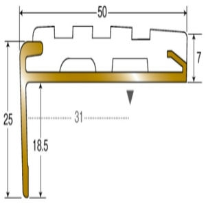 アシステップ　真鍮製　穴有（タイヤ付）