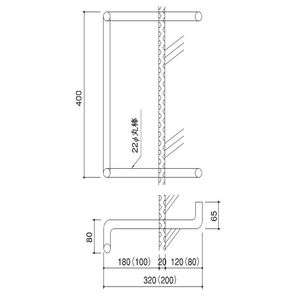 埋め込みタラップ NTT型 ステン304バフ研磨＃400仕上