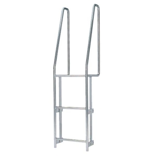 塔屋タラップ 建設省型本体 上部 ステン304バフ研磨＃400仕上