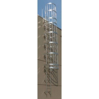 塔屋タラップ 下水道事業団型安全ガード付 H-15-2(平成12年度) 本体 ステン304バフ#400研磨