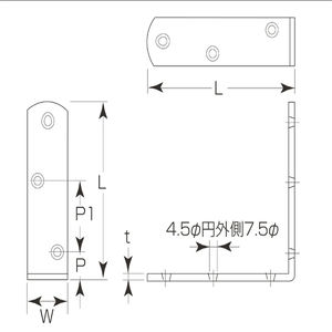 ステンレス　インター隅金