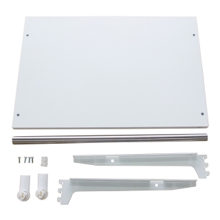 壁面取付システム収納 ES-rack 棚板＋パイプセット　商品コード96084177