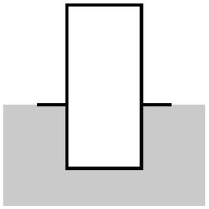 バリカーピラー型　車止め　スタンダード　ステンレスタイプ　φ76.3　H850/クサリ内蔵型