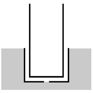 バリカー横型　車止め　スタンダード　ステンレスハイショルダータイプ　φ76.3　W1000　H800