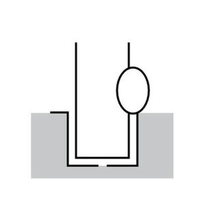 バリカー横型　車止め　スタンダード　スチールタイプ　φ60.5　W1500　横桟付き