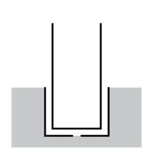 バリカー横型　車止め　スタンダード　スチールハイショルダータイプ　φ76.3　W750　横桟付き