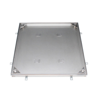 モルタル充填用（充填深さ：21mm） 屋内外用 密閉形（防水・防臭形） ステンレス製 ボルト固定式　強度：歩行用