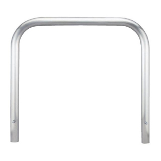 [Yシリーズ] アーチ型 ステンレス製 車止め 脱着式 鋳鉄製蓋 鍵付