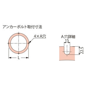タイル用 鋳鉄目地 簡易密閉形 充填深さ40mm T荷重：T-2