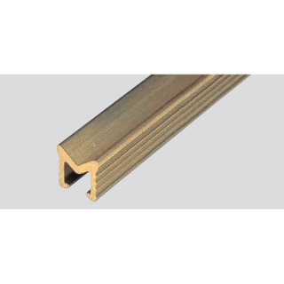 建具用レール　V型レール　真鍮製 <BR>会社名が無いときや会社事務所届け以外は送り先近くの運送会社の営業止め届けになります。マンション・アパート・一般住宅が会社事務所になっている場合も営業止め届けになります。