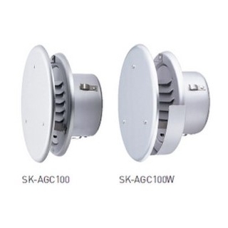 丸型風防付ガラリ（ステンレス網付）