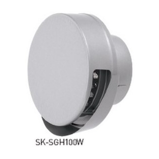 フラット型フード付ガラリ（水切り・ステンレス網付き）